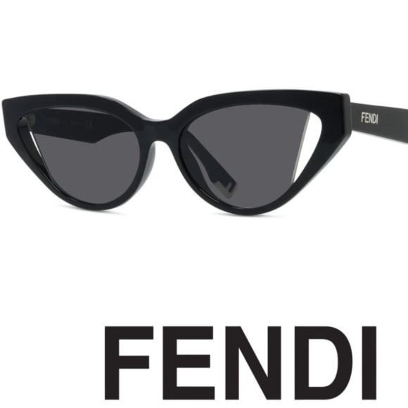 FENDI Way Sunglasses in Black - FE400091-01A MSRP $445 - BNIB main image 6